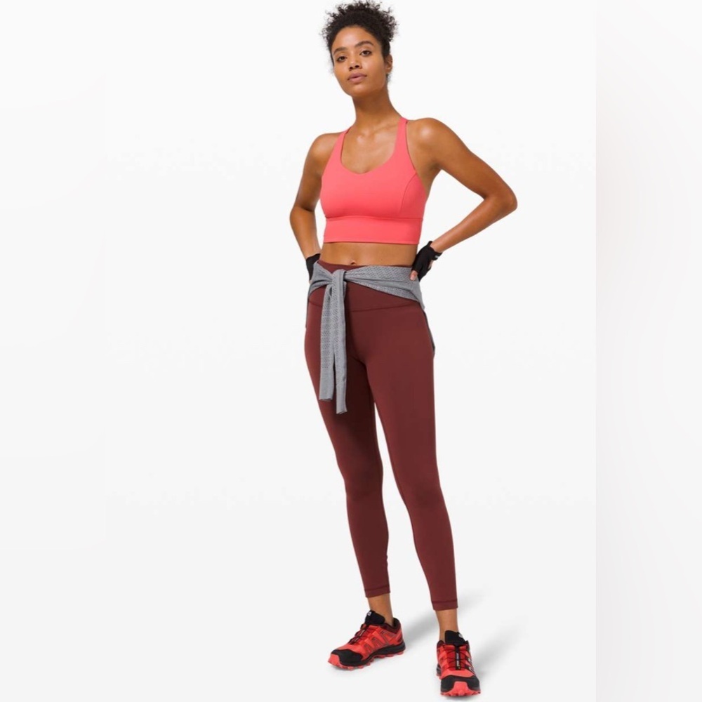 Lululemon Free To Be Serene Bra Long
Line 
Watermelon Red - Picture 3 of 6